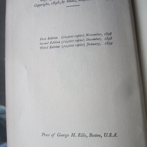 1899 MR DOOLEY IN PEACE AND IN WAR, 3RD EDITION HC BOOK RARE COLLECTIBLE - Picture 12 of 12